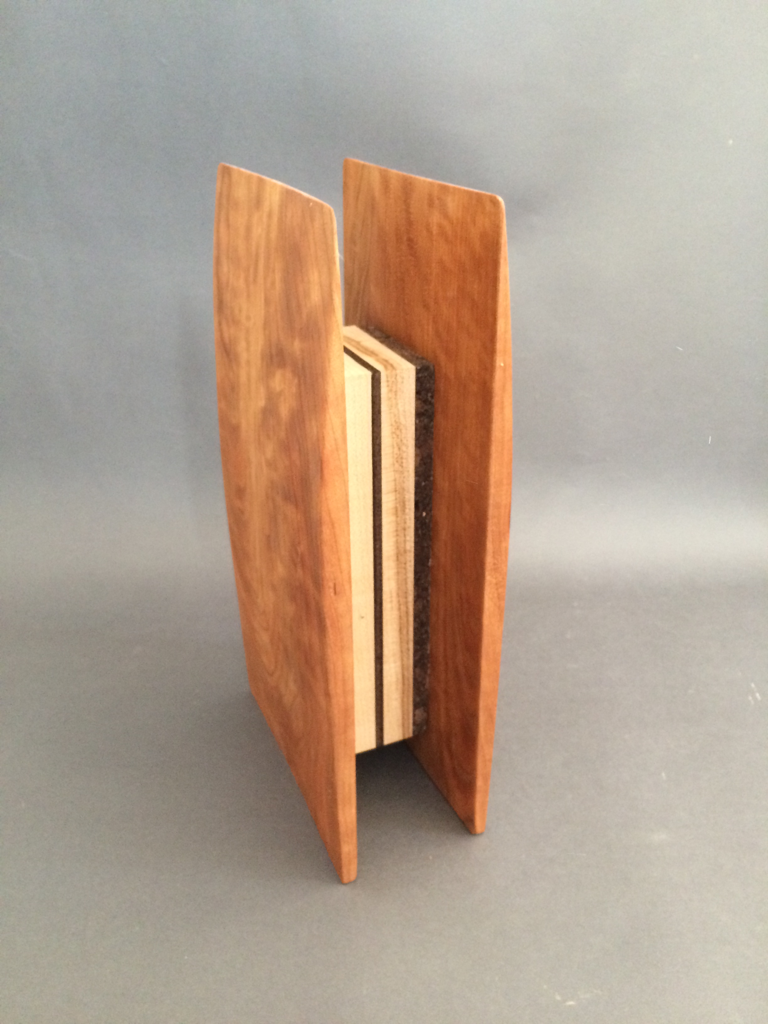 Tension 12.5x7x4 Cherry, Maple, Wenge and cork